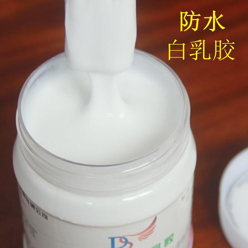 Waterproof white latex home furnishing with good water resistance and small bottle glue 1L