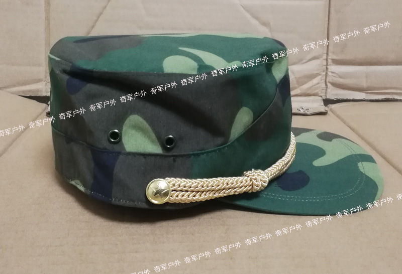 Old-fashioned four-color camouflage summer camouflage hat