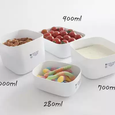 Japanese imported fresh-keeping box with lid fruit and vegetables sealed storage box refrigerator storage box lunch box