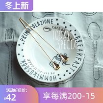 Spot Japanese imported stainless steel stirring spoon soda spoon long handle beverage spoon coffee juice milk tea mixing rod