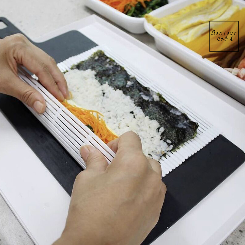 Japan imported sushi curtain rolling curtain hand roll rice bamboo curtain seaweed roller blind non-stick DIY sushi mold