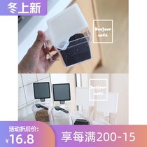 Japanese imported seasoning box salt monosodium glutamate box seasoning box with measuring spoon seasoning can Kitchen sealed condiment storage box