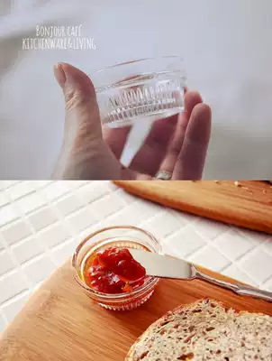 Spot ins Wind imported glass bowl dipping sauce cake bowl dessert bowl salad bowl Winchester dessert bowl