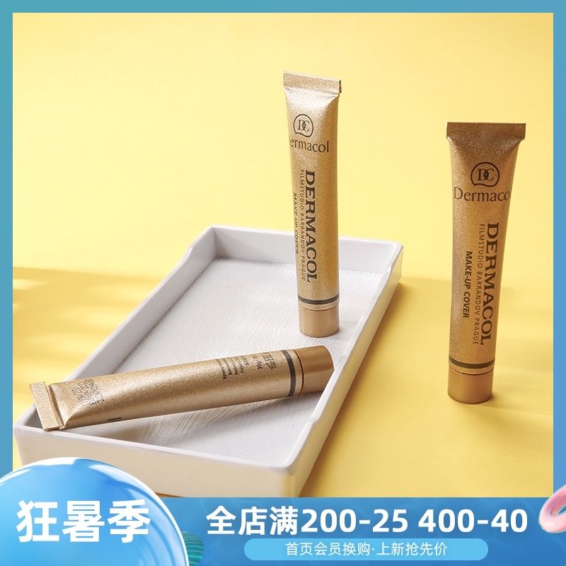 Czech dermacol concealer Liquid foundation cream Powerful cover freckles Scars cover leisure tattoos Waterproof