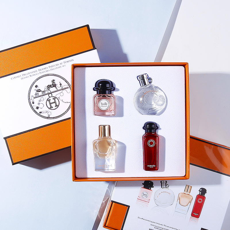 2022 Love Masee Q version Fragrance suit Orange Star Blood Color Four Pieces Kit Gift Box Gift Valentine's Day