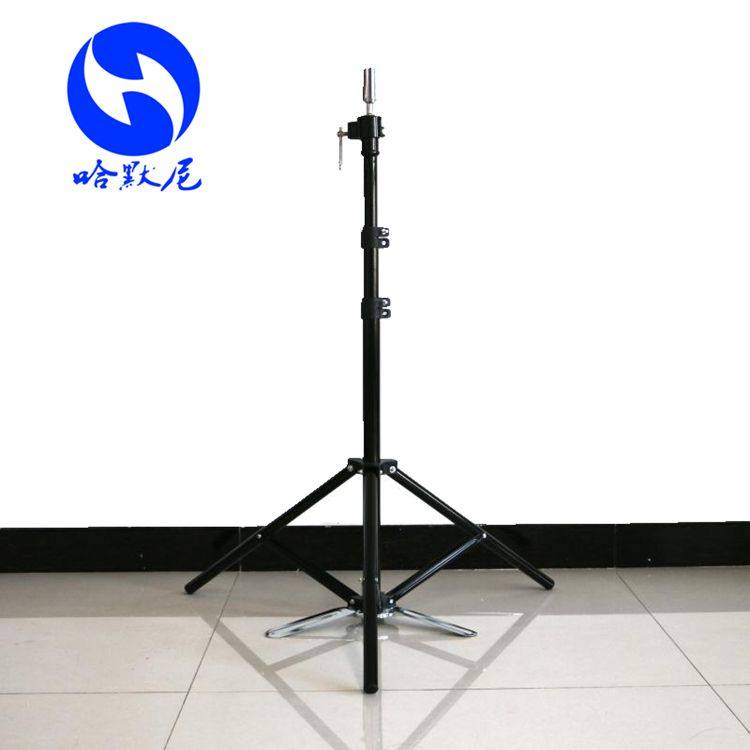 Wig holder beauty hair teaching Xi head model bracket pedalling triangular bracket aluminium alloy bracket thickened solid