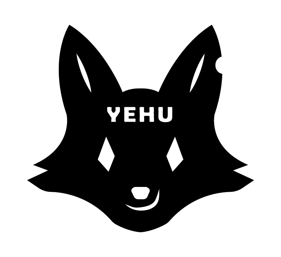 YEHUMADE野狐制造的LOGO