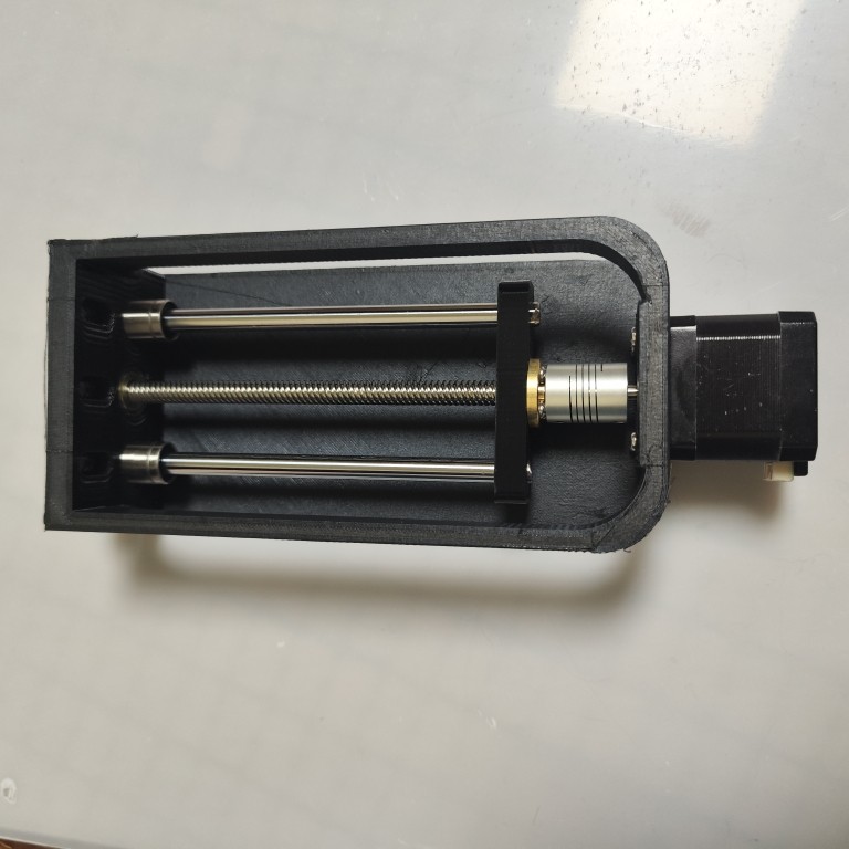 Stepper Motor Guide Rail Push Rod, Push Distance 13cm