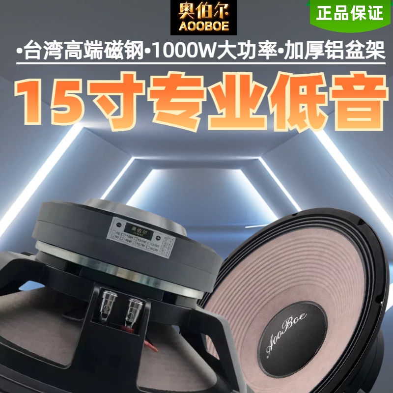 15inch Full-Range Heavy Bass Professional Stage Speaker 220 Dual Magnets 100 Core 1000 Watts for Performance Use