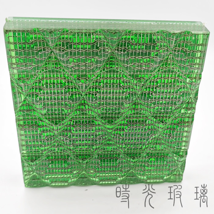 Art glass Emerald art Laminated wire art glass Bump art glass