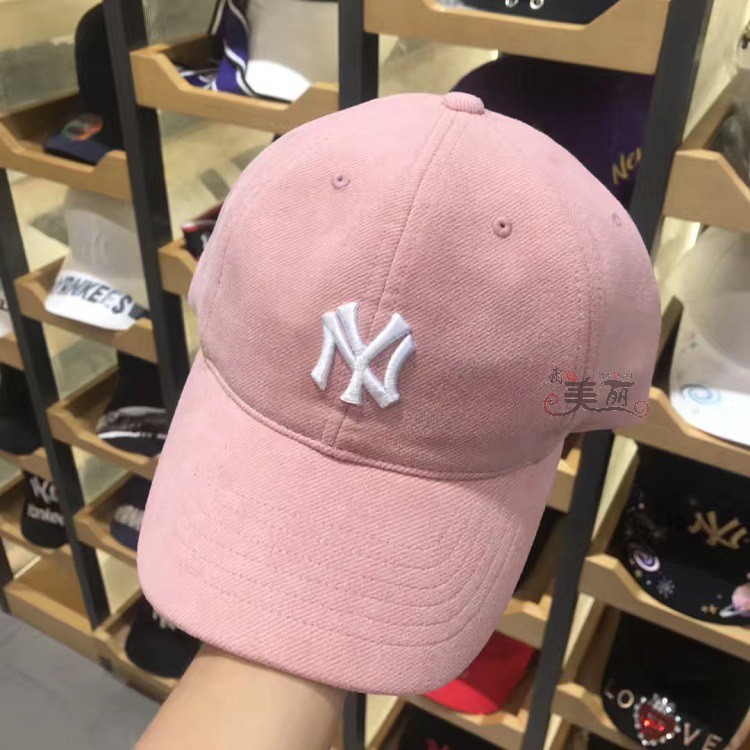 18 mũ bóng chày MLB mùa thu và mùa đông mới Hàn Quốc mua mũ unisex màu rắn NY Yankee Boston B 	gậy bóng chày supreme