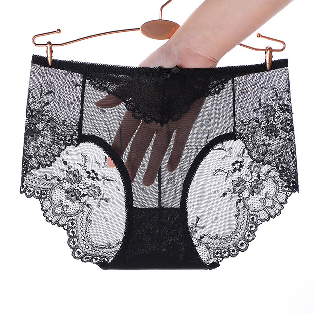 2 packs of summer hot style mesh lace transparent ladies underwear light luxury sexy seamless breathable new 2022 hot style