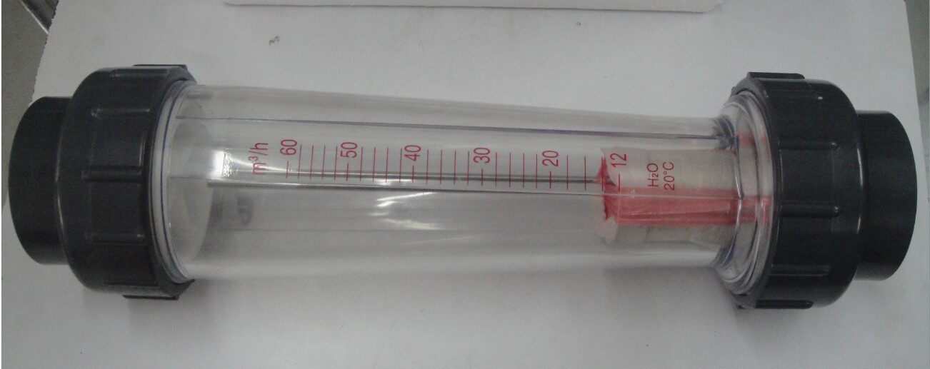 Plastic rotor flowmeter LZS-65 5-25M3 H liquid flowmeter tube float flowmeter 8-40