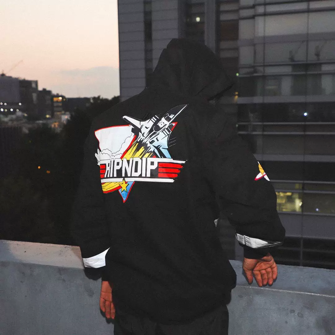[Специальное предложение] RIPNDIP NERM FLIGHT JACKET Plusted Cat Reflective Space Coach Jacket
