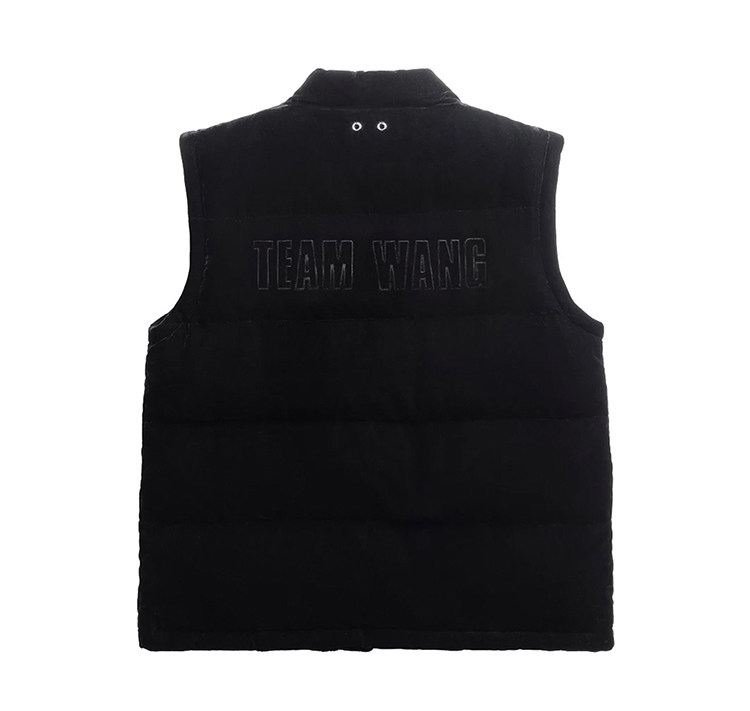 Жилеты 潮物woo team wang velvet down vest王嘉尔同款丝绒背心羽绒马甲 Tagkita