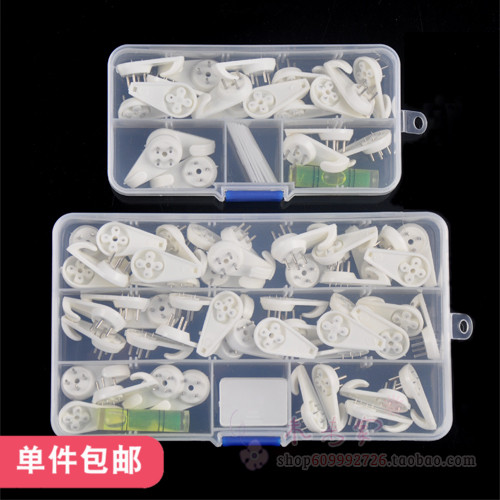 Medium seamless nail hanging painting nail hook oil painting crystal painting hook wall nail photo wall photo frame cement nail boxed