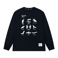 Черный лонгслив