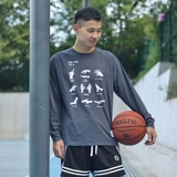 BALLHO Легкий и тонкий спортивный лонгслив, быстросохнущая футболка, баскетбольный жилет, в американском стиле, короткий рукав