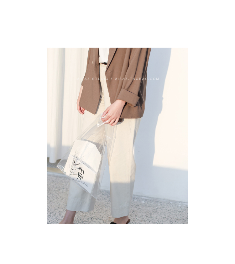 Misa tự chế chic retro giản dị phù hợp với áo khoác mùa xuân và mùa thu mỏng hai khóa khí chất hoang dã nhỏ các kiểu bộ vest nữ trẻ trung