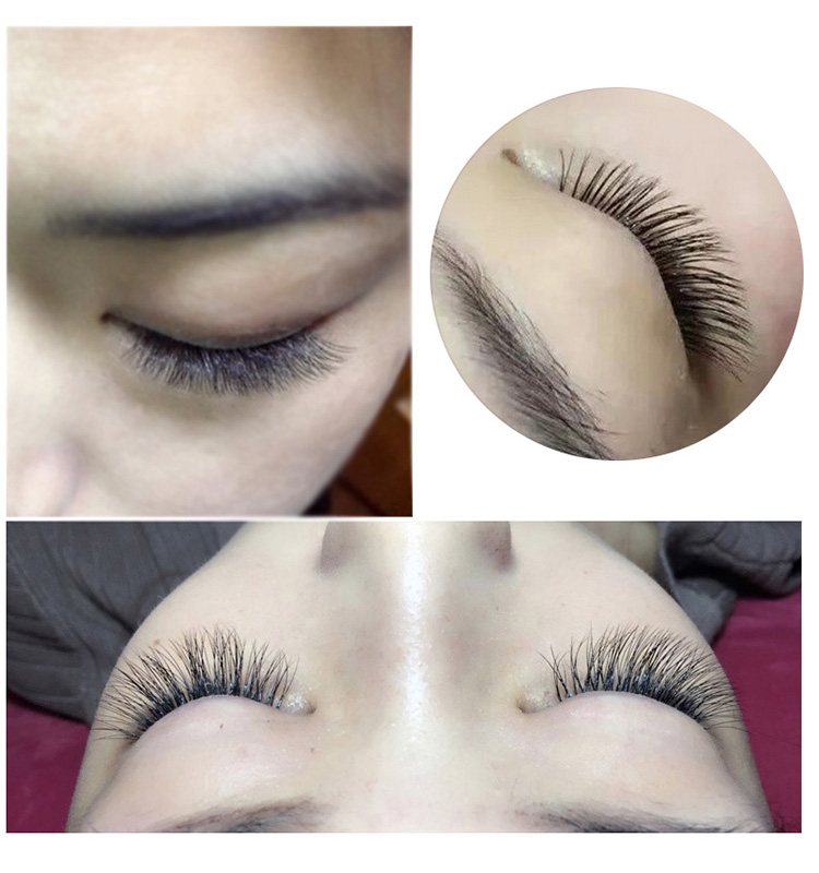 Lông mi ghép 0,15mm Single Air Flat Hair Hỗn hợp Mềm tự nhiên Dày Mờ Sai Lông mi giả - Lông mi giả các loại mi giả