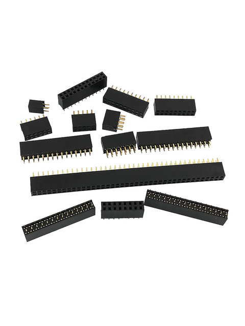 Double Row Female Socket Double Row Socket Double Row Pin Header 2*2P/4/5/6/7/8-40P Pitch 2.54mm