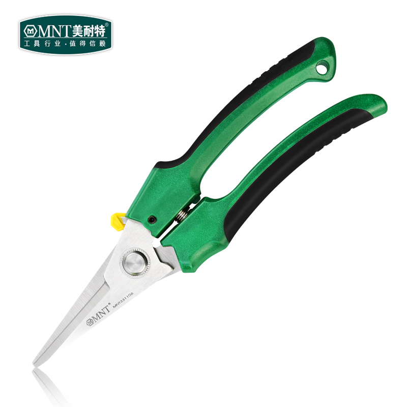 Mennett anti-slip electrician scissors multi-purpose wire slot scissors industrial grade multi-functional wire cutting stainless steel