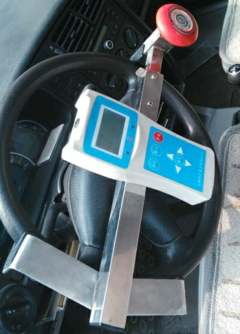 Steering wheel steering force tester steering performance parameter tester torque detector steering angle detector