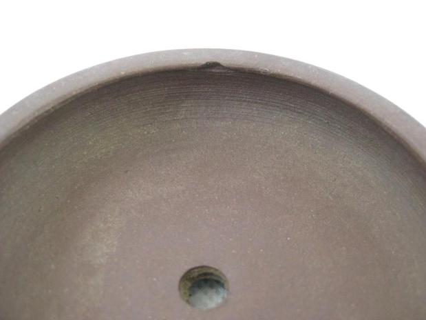 Zhishanzhai} Thời kỳ đầu của Cách mạng Văn hóa, đường vòng eo, chậu hoa cát màu tím cũ bình đất sét