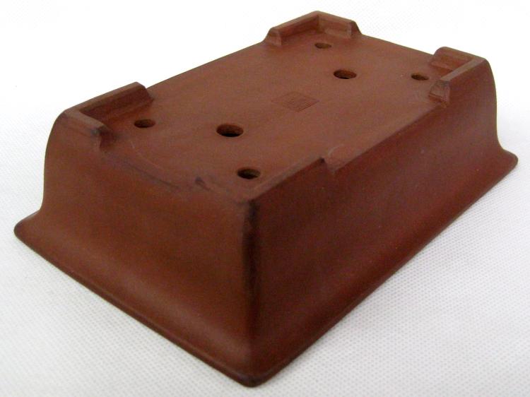 Cách mạng văn hóa 17 cm hình chữ nhật còng cắt chân 6 lỗ cũ nồi cát màu tím bình trà đất nung