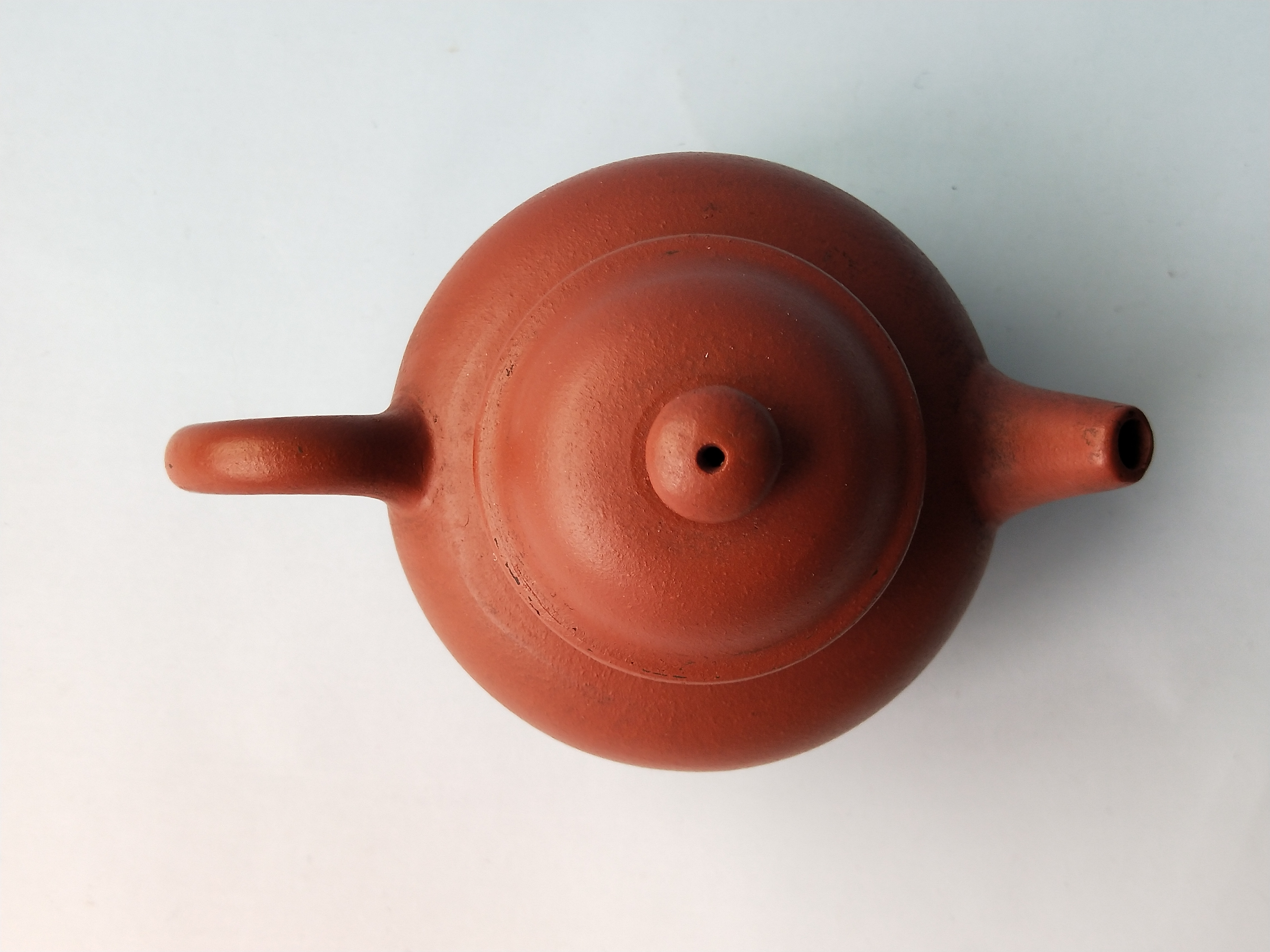 [至善 斋] Old Zisha tất cả thủ công quặng Zhu Mu Mengchen mô hình lỗ duy nhất 90 s sản phẩm nhỏ khổng lồ bánh xe ấm trà bình hoa đất nung