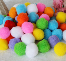 Hair ball Color hair ball Pompom ball Plush ball cushion pillow decoration diy handmade material decorative ball