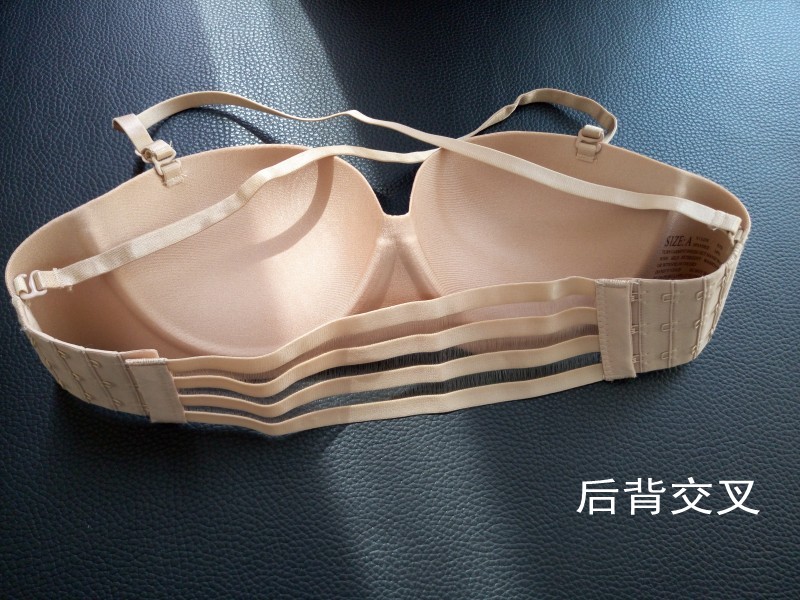 Một nửa cốc lưng đồ lót vô hình dây đeo vai có thể được thực hiện mà không có dây đeo áo ngực trở lại trong suốt vành đai váy đồ lót đám cưới áo lót 2 dây