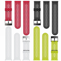 Santo Suunto 7 9 Sparta Baro D5 Universal 24mm Original Factory Silicone Breathable Perforated Strap