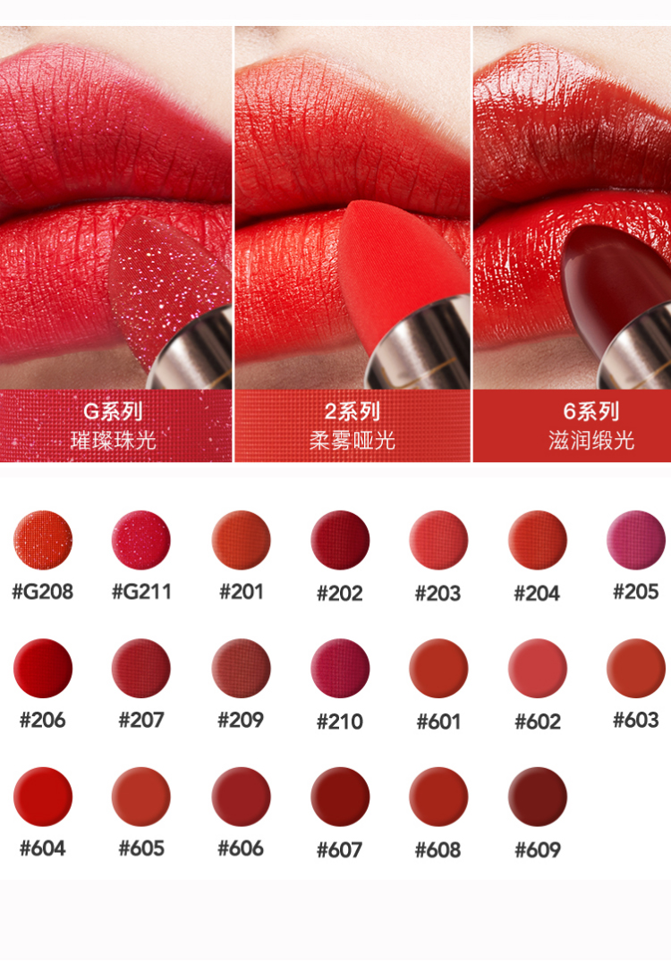 Kim cương trên miệng Orange JC / joocyee cảm giác mềm mại màu son môi son môi nhấp nháy màu đỏ vàng cà rốt long lanh - Son môi son môi hàn quốc