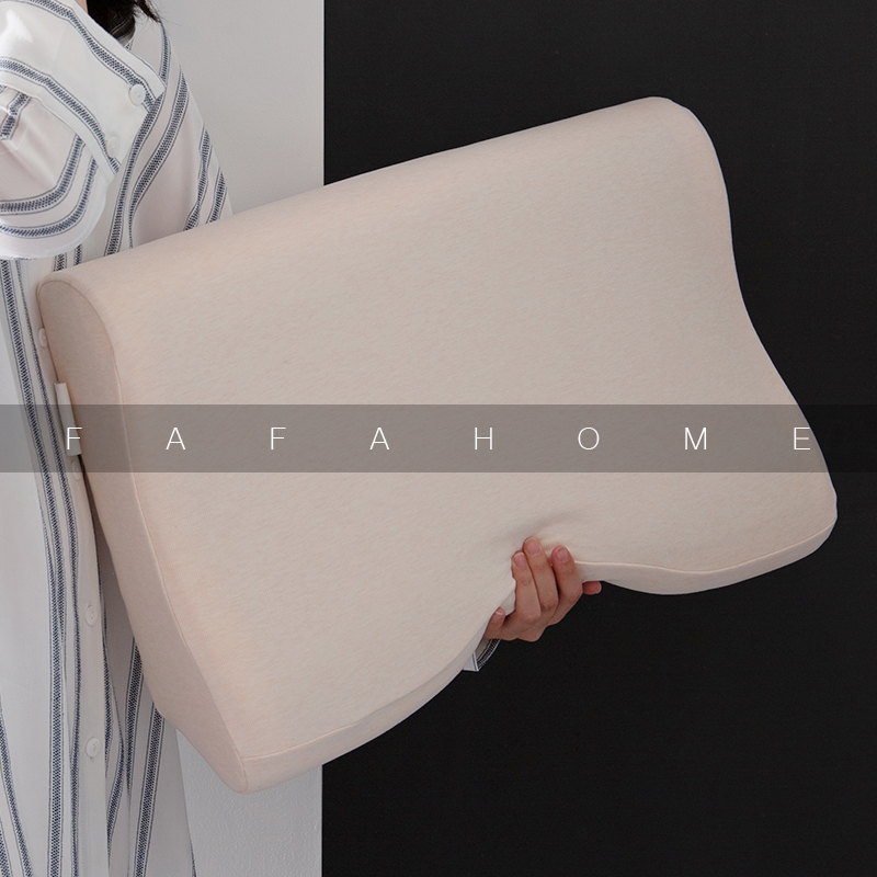 FAFAHOME five-star hotel butterfly-shaped wave-shaped memory foam pillow neck pillow to help sleep single pillow