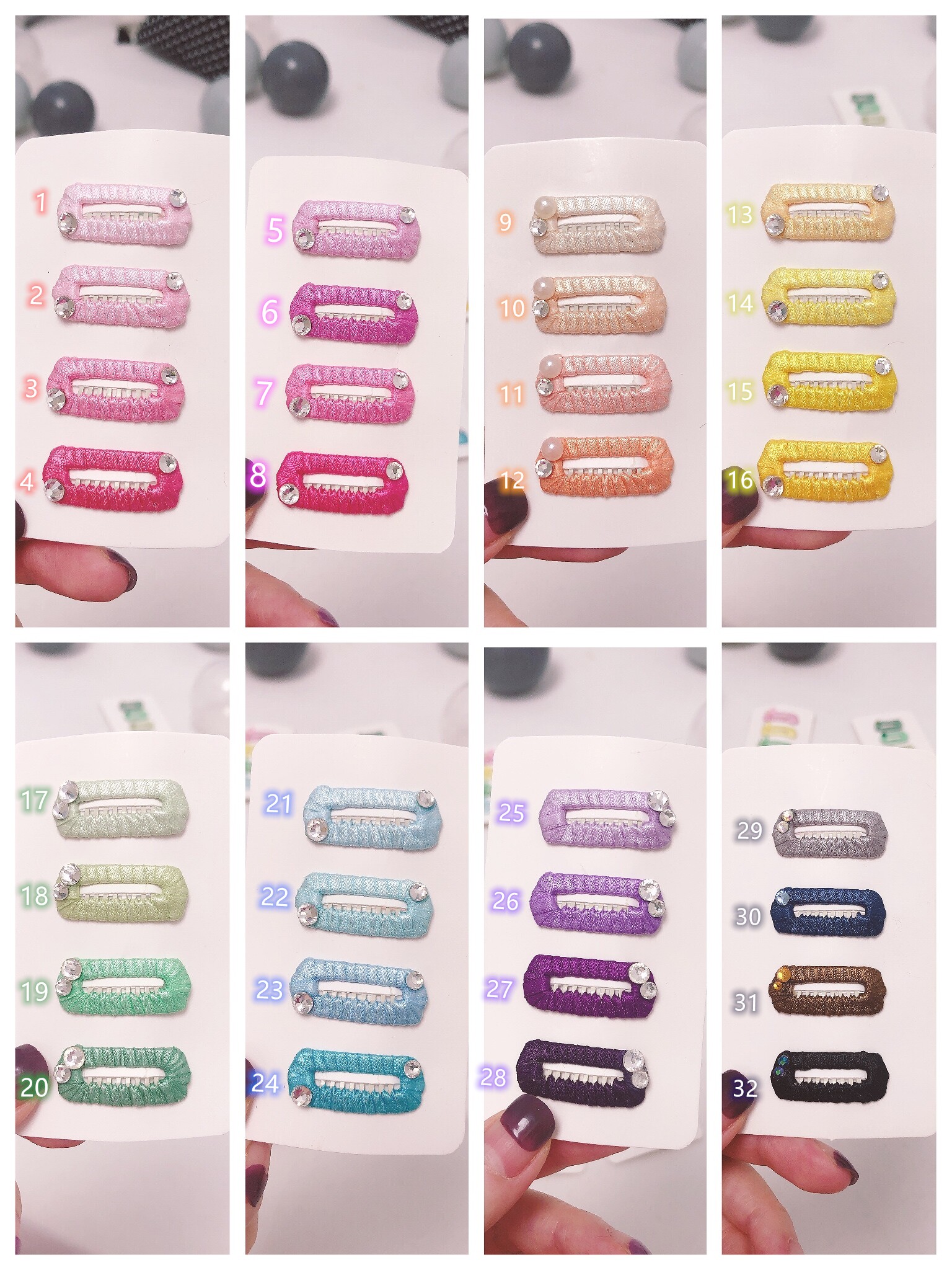 Pet Comb Clip BB Clip 32 Color Shredded Hair Clip VIP Yorkshire Little Marybraid bi preparation