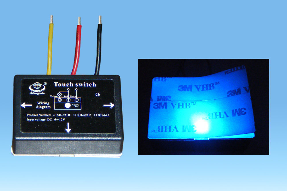 Bathroom mirror touch switch XD-621B (12V LED light) mirror switch accessories