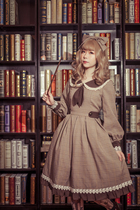 Infanta Baby Fanta Spot LOLITA Librarian OP Long sleeve Autumn Jumpsuit Two colors into