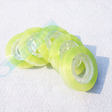 Transparent small adhesive tape small adhesive tape 11mm transparent glue 20 m 1 2CM transparent stationery adhesive tape office supplies adhesive tape-Taobao