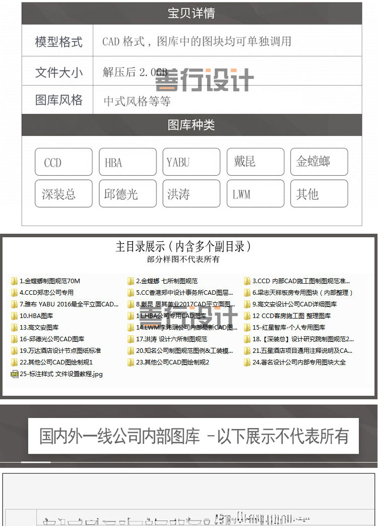 T2082 CCD HBA YABU 金螳螂家装工装酒店会所室内设计CAD施工图...-3