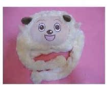 Animal hat Happy sheep hat Cartoon scarf collar short hat scarf