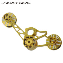  SILVEROCK Aluminum alloy for Brompton Small cloth outer 1-3 speed tensioner transmission bearing guide wheel