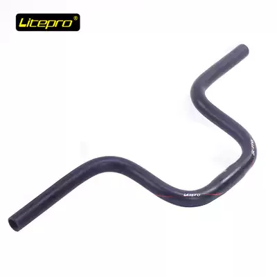 Litepro suitable for small cloth Brompton carbon fiber straight handlebar M flat carbon fiber horizontal handlebar 25 4mm folding bicycle