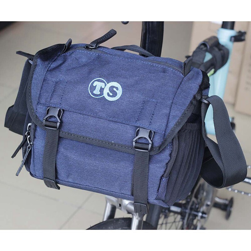 TRIGO Fit Brompton Small cloth Folding car Front shelf Front car bag Mini Camera bag with pig nose seat