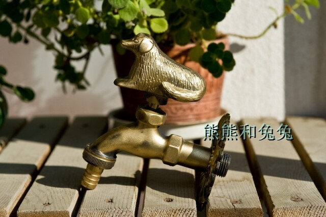 Animal taps garden tap antique faucet Oued tap washing machine head dog