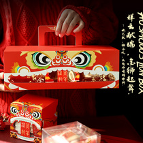 2022 Year of the Tiger New Year gift box packing box New year goods empty box birthday hand gift candy high-grade Spring Festival box blind box