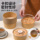 Шифоновая коробка для упаковки торта hug bowl cake box 6-дюймовая форма для выпечки одноразовая утолщенная упаковочная бумажная миска Melaleuca mini 3