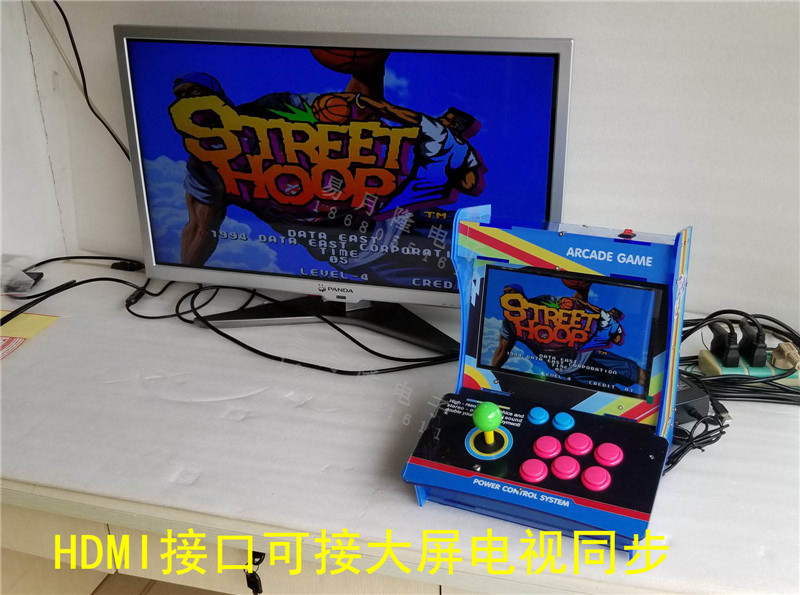 Máy chơi trò chơi điện tử hoạt động bằng tiền xu máy chơi arcade tại nhà King of Fighters Double Pandora tay cầm chơi game free fire