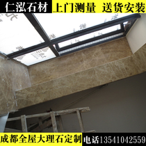Renhong stone countertop natural marble floating window tablestone washing bar threshold shallow coffee net gold jade