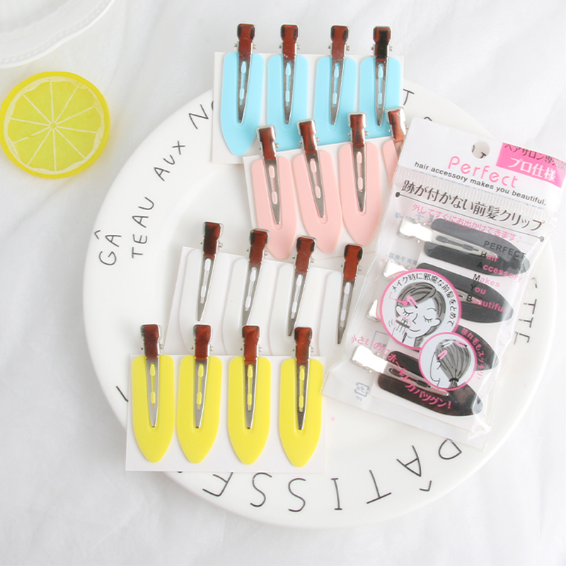 Scratch-free Hairpin Candy Color Duckbill Liu Seaside Clip Makeup Forehead Side Clip Children's Head Adorned With Cute Little Hairpin-Taobao